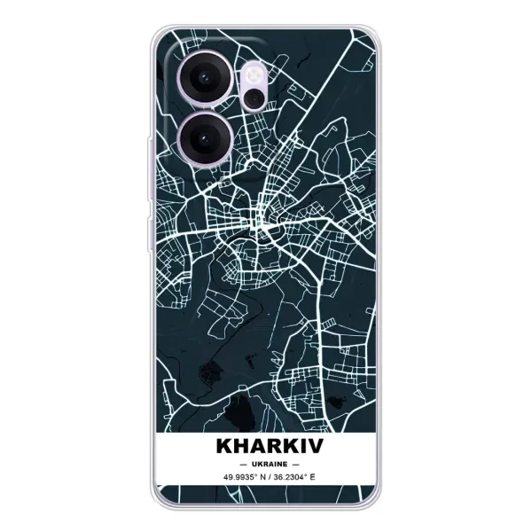 Чехол с принтом «Харьков» для OPPO Reno14 F
