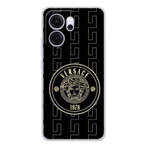 Чехлы VERSACE для Рено14 Ф (PREMIUMPrint) (Лого Версаче)