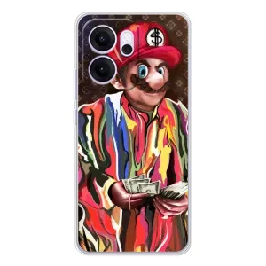 Брендновые Чехлы для OPPO Reno14 F - (PREMIUMPrint) (Mario LV)