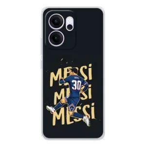 Чехлы для OPPO Reno14 F (Leo чемпион) (AlphaPrint) (Messi ПСЖ)