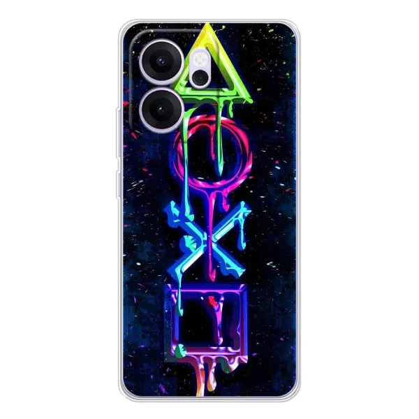 Чехол с принтом «Pleystation лого» для OPPO Reno14 F
