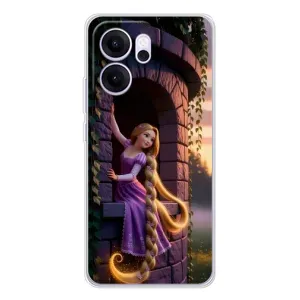Чехол с принтом «Рапунцель на башне» для OPPO Reno14 F