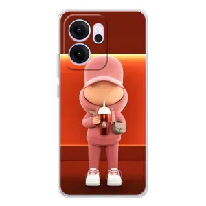 Крутые Чехлы Луи Виттон для OPPO Reno14 F (AlphaPrint) (С Кофе)