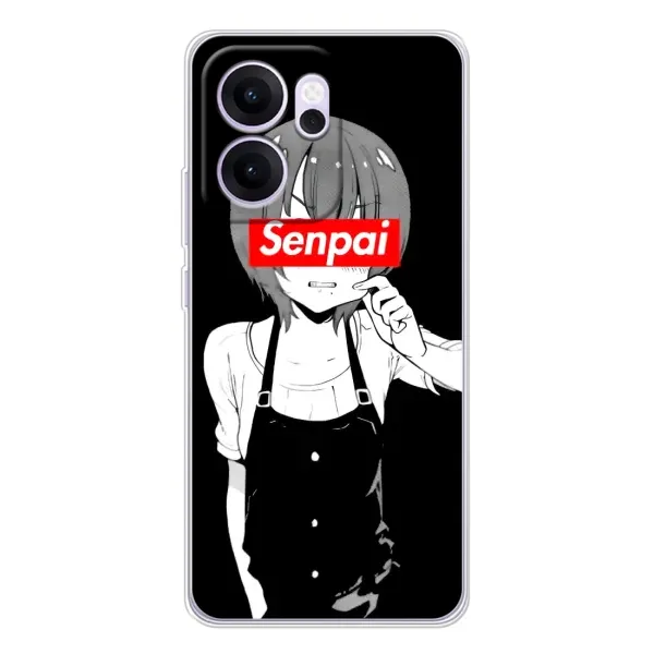Чехол с принтом «Senpai» для OPPO Reno14 F