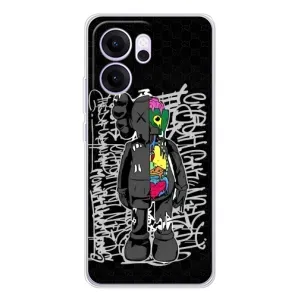 Чехлы для OPPO Reno14 F - Bearbrick Louis Vuitton (PREMIUMPrint) (Стиль Bearbrick)