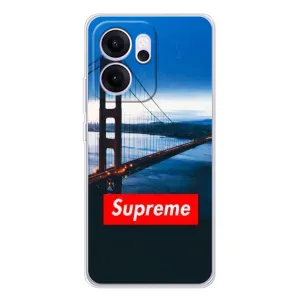 Чохол з принтом «Стиль Supreme» для OPPO Reno14 F