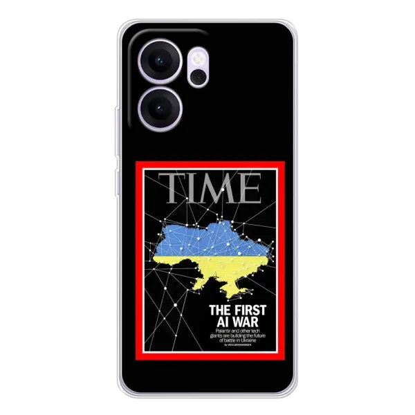 Чехол с принтом «TIME Ukraine» для OPPO Reno14 F Чехол с принтом «TIME Ukraine» для OPPO Reno14 F