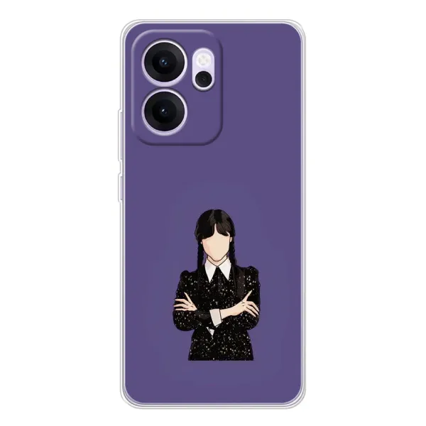 Чехол с принтом «Уэнздей в черном» для OPPO Reno14 F
