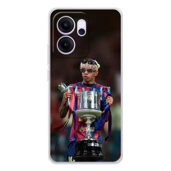 Чехол с принтом «Ямаль с кубком» для OPPO Reno14 F
