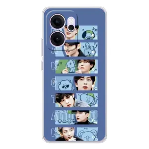 Чехлы BTS для OPPO Reno 14 FS (AlphaPrint) (Bangtan)