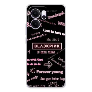 Чехол с музыкальной группой для OPPO Reno 14 FS (BLACKPINK)