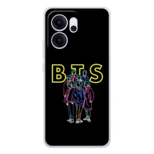Чехлы BTS для OPPO Reno 14 FS (AlphaPrint) (BTS стайл)