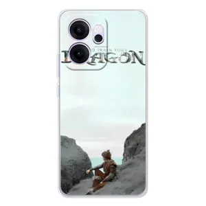 Чехол как приручить дракона на OPPO Reno 14 FS (Дракон лого)