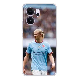 Чехлы с футболистом Ерлинг Холанд для OPPO Reno 14 FS (AlphaPrint) (Эрлинг Холанд)