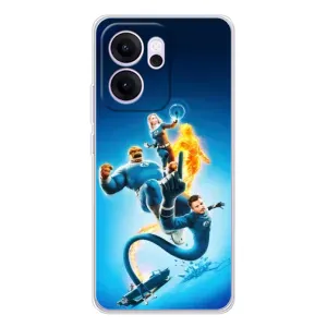 Чехол с принтом Фантастическая четверка для OPPO Reno 14 FS (Герои Фантастическая Четверка)