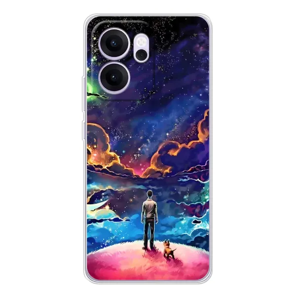 Чохол з принтом «Вид Галактики» для OPPO Reno14 FS