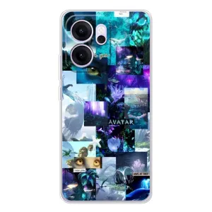 Чехлы с фильма АВАТАР для OPPO Reno 14 FS (AlphaPrint) (коллаж Аватар)