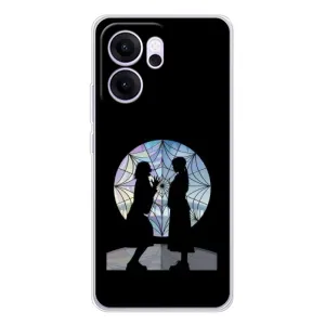 Чехлы Венсдей на OPPO Reno 14 FS Уэнсдей (AlphaPrint) (комната Уэнздей)