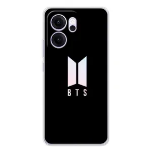 Чехлы BTS для OPPO Reno 14 FS (AlphaPrint) (Лого BTS)