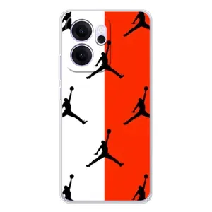 Чехлы для OPPO Reno 14 FS - с картинкой JORDAN (AlphaPrint) (Лого Джордан)