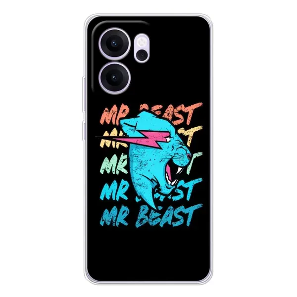 Чехол с принтом «logo Mr beast» для OPPO Reno14 FS