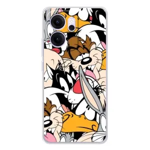 Популярные Чехлы с картинками для ОППО Рено14 ФС (Looney Tunes)