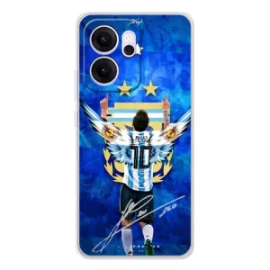 Чехлы для OPPO Reno 14 FS (Leo чемпион) (AlphaPrint) (Месси сборная)