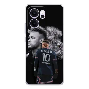 Чехол Неймар для OPPO Reno 14 FS (AlphaPrint) (Неймар Лев)