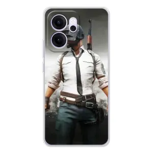 Чехол PUBG для ОППО Рено14 ФС (AlphaPrint) (Пабг мен)