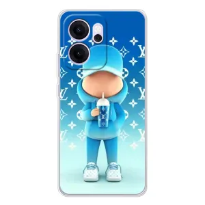Крутые Чехлы Луи Виттон для OPPO Reno 14 FS (AlphaPrint) (Парень LV)