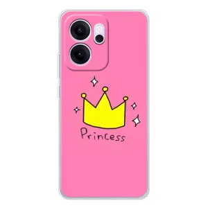 Чехол с картинкой (Стильные) для ОППО Рено14 ФС - (AlphaPrint) (Princess)