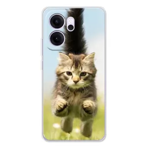 Чехлы с Котиками для OPPO Reno 14 FS (VPrint) (Прыжок кота)