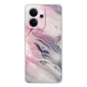 Мраморный чехол на OPPO Reno 14 FS (VPrint) (Пурпурный Мрамор)