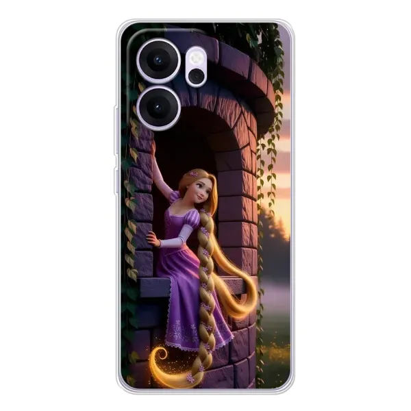 Чохол з принтом «Рапунцель на вежі» для OPPO Reno14 FS Чохол з принтом «Рапунцель на вежі» для OPPO Reno14 FS