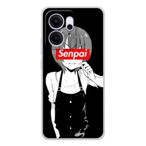 Чехлы Персонажи Аниме Наруто для OPPO Reno 14 FS (AlphaPrint) (Senpai)