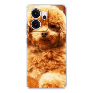 Чехлы с собаками для OPPO Reno 14 FS (VPrint) (Щенок Бишон)