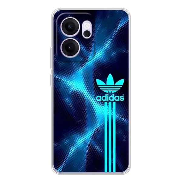 Чохол з принтом «Синій Адідас» для OPPO Reno14 FS Чохол з принтом «Синій Адідас» для OPPO Reno14 FS