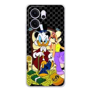 Чехлы для OPPO Reno14 FS - Скрудж МакДак Louis Vuitton (PREMIUMPrint) (Стильная Утка)