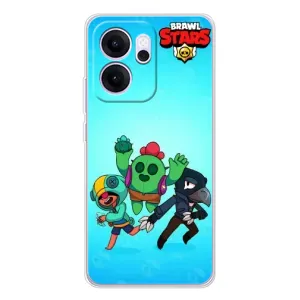Чехлы Brawl Stars для OPPO Reno 14 FS (AlphaPrint) (Трио героев)
