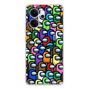 Чехол Амонг Ас для OPPO Reno 14 FS (AlphaPrint) (Убит)