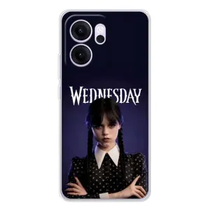 Чехлы Венсдей на OPPO Reno 14 FS Уэнсдей (AlphaPrint) (Wednesday)