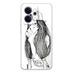 Чохол з друком для OPPO Reno14 Pro - (Мода) (AlphaPrint) (Фото дівчини)