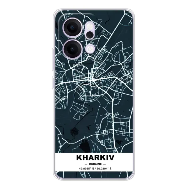 Чехол с принтом «Харьков» для OPPO Reno14 Pro