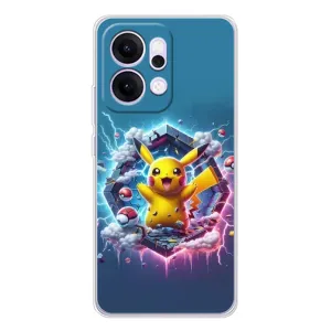Чохол з Пікачу на OPPO Reno14 Pro (Лого Пікачу)