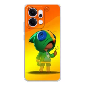 Чехол для OPPO Reno14 Pro Бравл Старс (VPrint) (Хлопчик Леон)