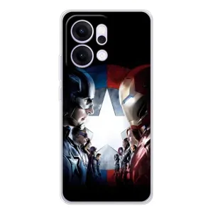 Чохли з героями Марвел OPPO Reno14 Pro (VPrint) (Марвел стайл)