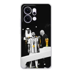 Чохли для OPPO Reno14 Pro (Leo чемпіон) (AlphaPrint) (Мессі коронований)