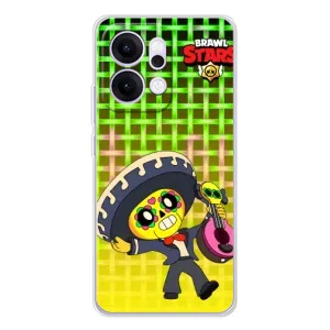 Чехлы Brawl Stars для OPPO Reno14 Pro (AlphaPrint) (Поко в самбреро)