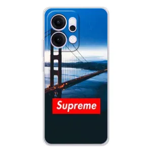 Чеохол для OPPO Reno14 Pro з картинкою Supreme (AlphaPrint)