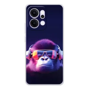 Чохол з Мавпами OPPO Reno14 Pro - (AlphaPrint) (Стильна мавпа)